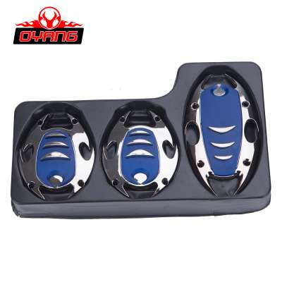 Wholesales China made high quality blue and black car rubber brake pedal pad