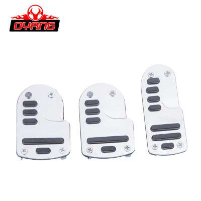 High quality aluminium car clutch pedal pad